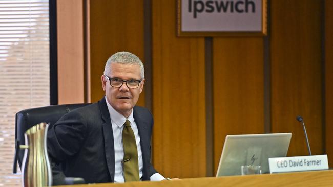 David Farmer departed Ipswich City Council in April.