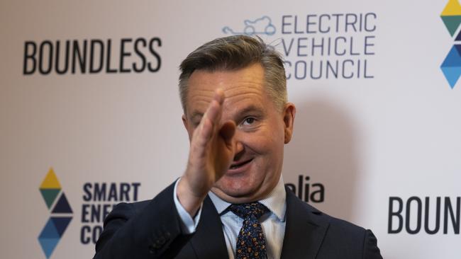 Energy Minister Chris Bowen would have you believe messing with the auto market won’t make some cars more expensive. Picture: NCA NewsWire / Martin Ollman