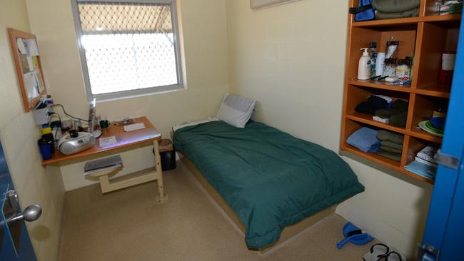 Old photos of cells at Capricornia Correctional Centre.