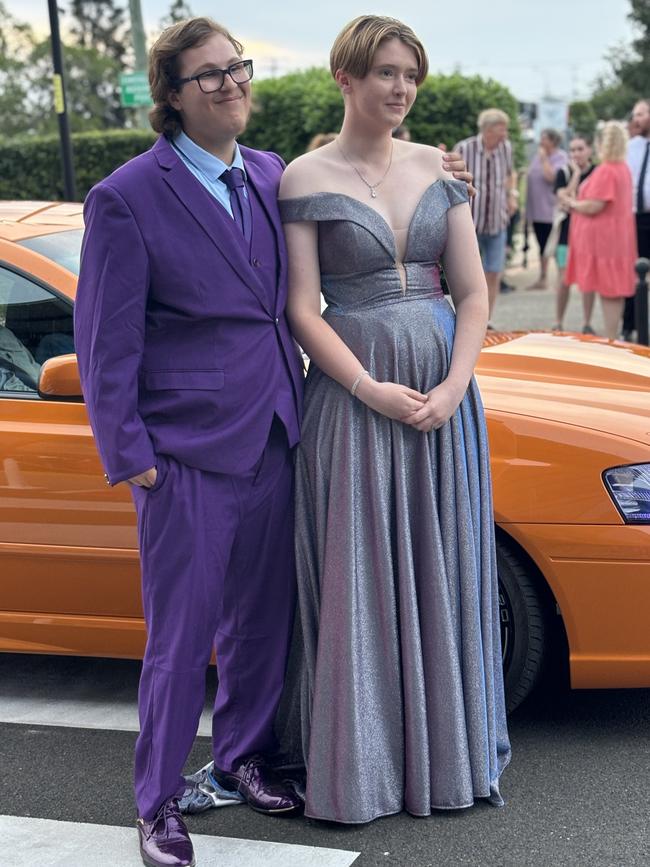 The students of Aldridge State High School arrive at their formal.