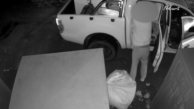 Thief captured on CCTV stealing from charity