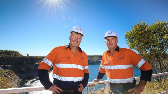 Simon Kidston and Michael Addison from Genex. Photo: Michael Chambers.