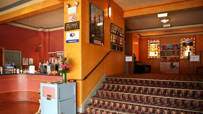 Inside the family-run Roseville Cinema.