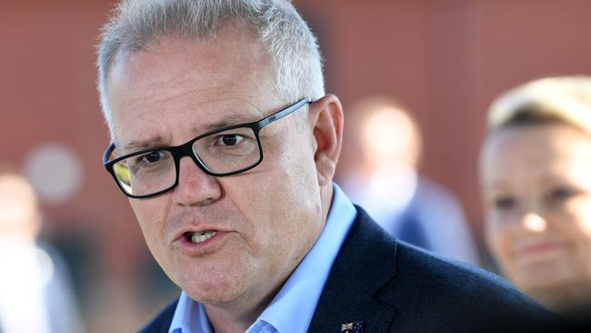 Satisfaction with Scott Morrison’s performance rose four points to 59 per cent Picture: Jeremy Piper