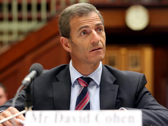 David Cohen; General Counsel and Group Executive, Group Corporate Affairs, at the Commonwealth Bank, speaks at the NSW Senate economics committee inquiry in the post global financial crisis banking sector.