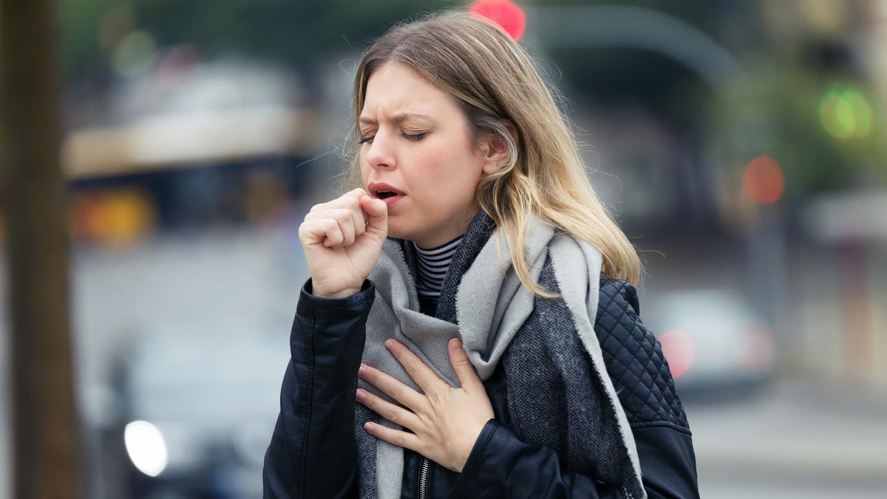 Coughing can be awkward.