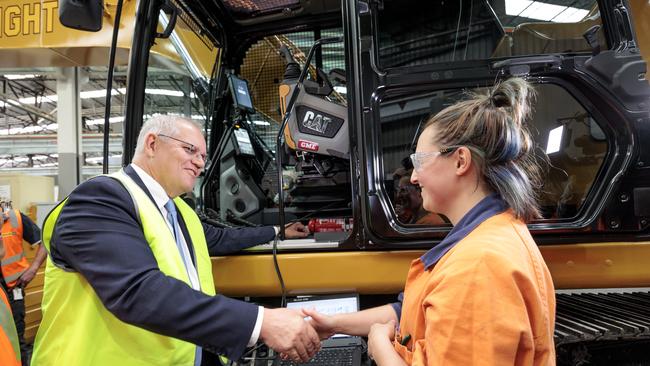 Prime Minister Scott Morrison will visit Sydney on Tuesday after starting the week in Melbourne. Picture: NCA NewsWire / David Geraghty