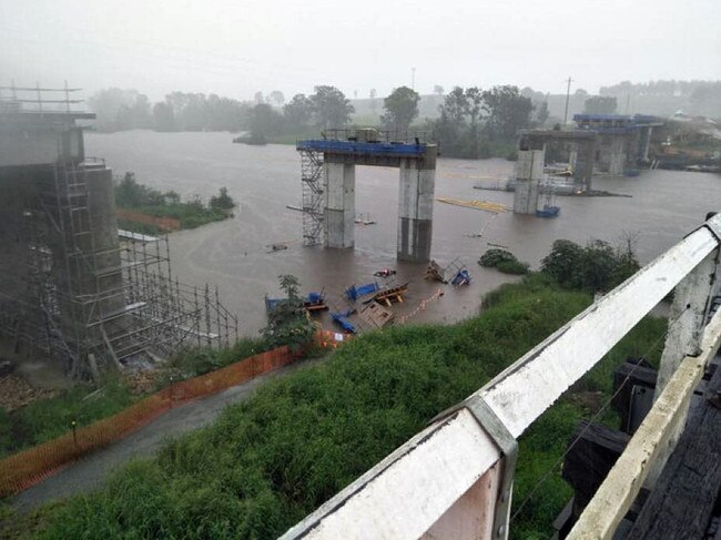 Tabulam Bridge is nearing completion.