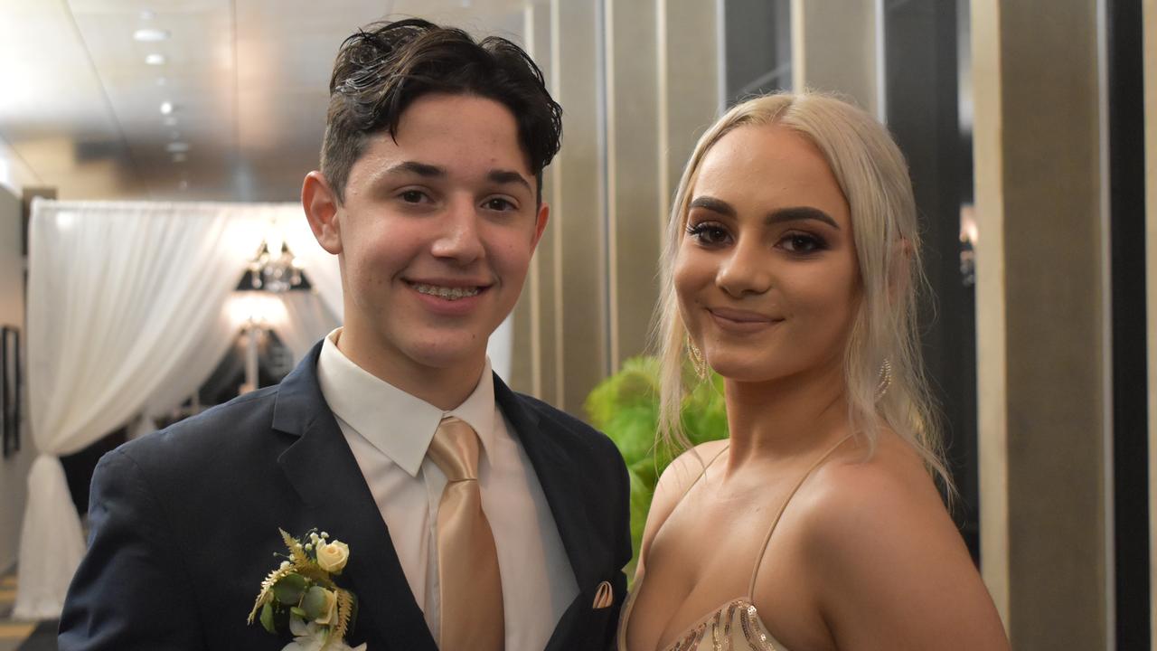 Connor Muscat and Jayde Filosi at the Whitsunday Anglican School formal at the MECC on Saturday September 19. Picture: Zizi Averill