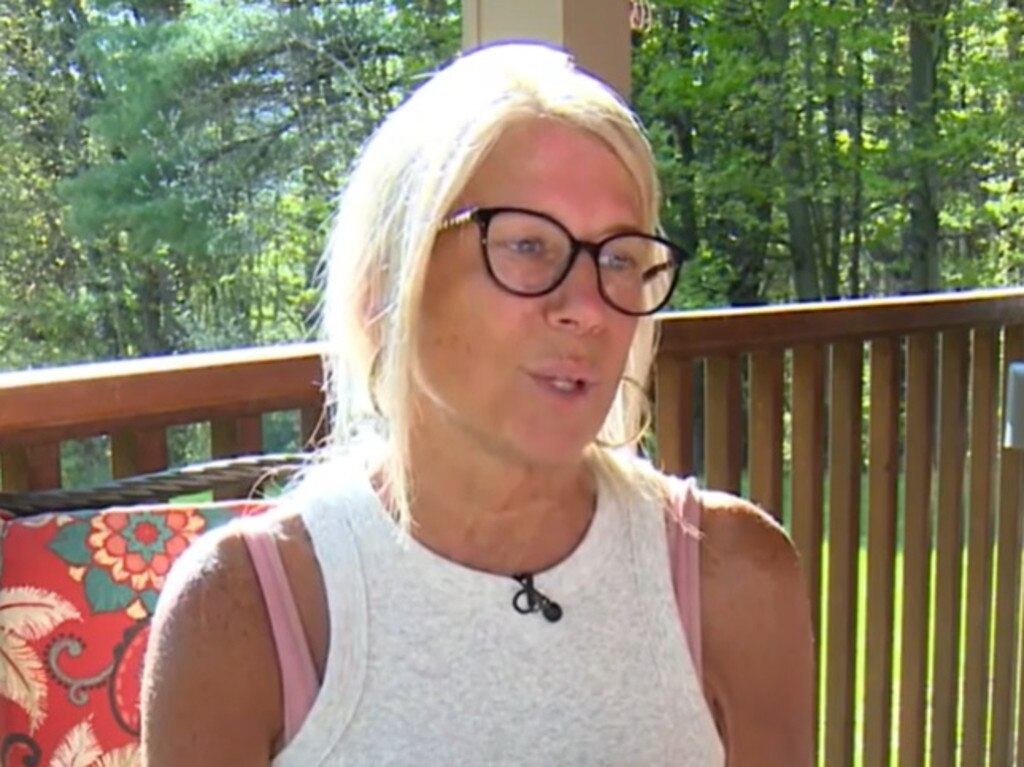 She described it as ‘terrifying’ saying she could hear her arm ‘cracking’ but doesn’t blame the elephant. Picture: WMUR