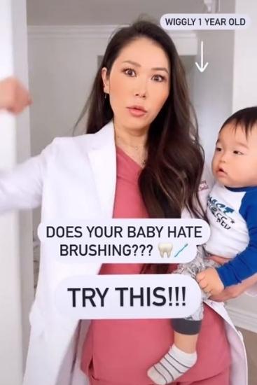 1 year old hates brushing sale teeth