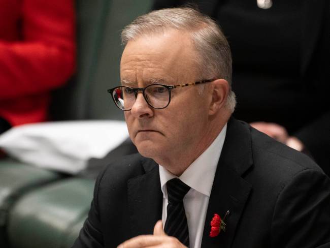 Prime Minister Anthony Albanese said it needed to be recognised that surging household energy prices were coming at a time of "extraordinary profits" for coal and gas companies. Picture: NCA NewsWire / Martin Ollman