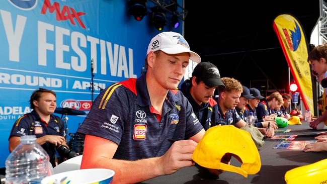 Jordan Dawson failed to deliver as captain. Picture: Dylan Burns/AFL Photos via Getty Images