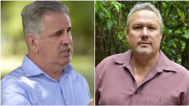 Burdekin MP Dale Last (left) and Mirani MP Stephen Andrew (right)