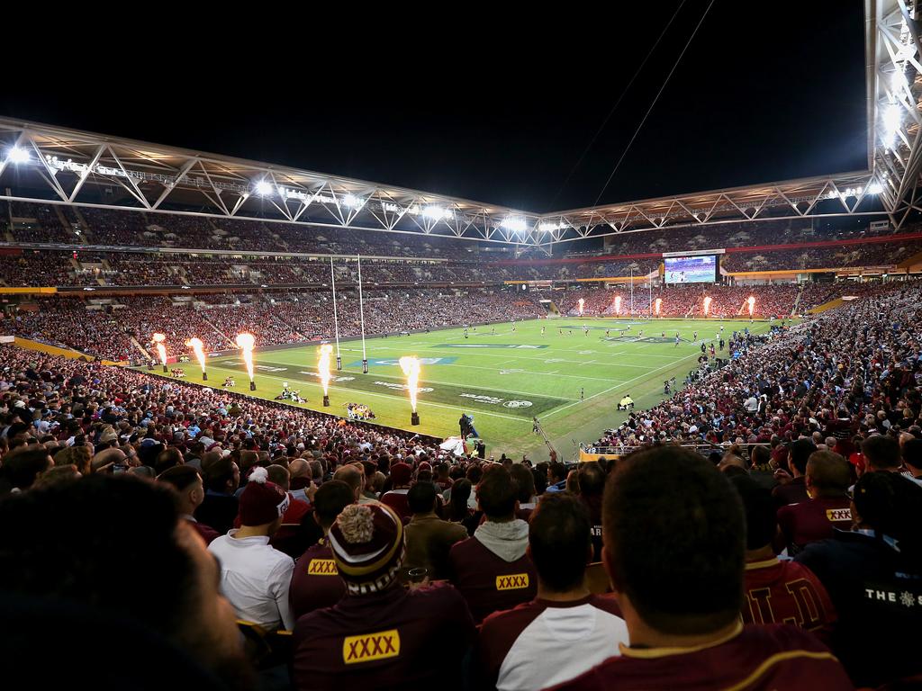 BRISBANE, AUSTRALIA - JUNE 05: A general view during game one of the 2019 State of Origin series between the Queensland Maroons and the New South Wales Blues at Suncorp Stadium on June 05, 2019 in Brisbane, Australia. (Photo by Jono Searle/Getty Images)