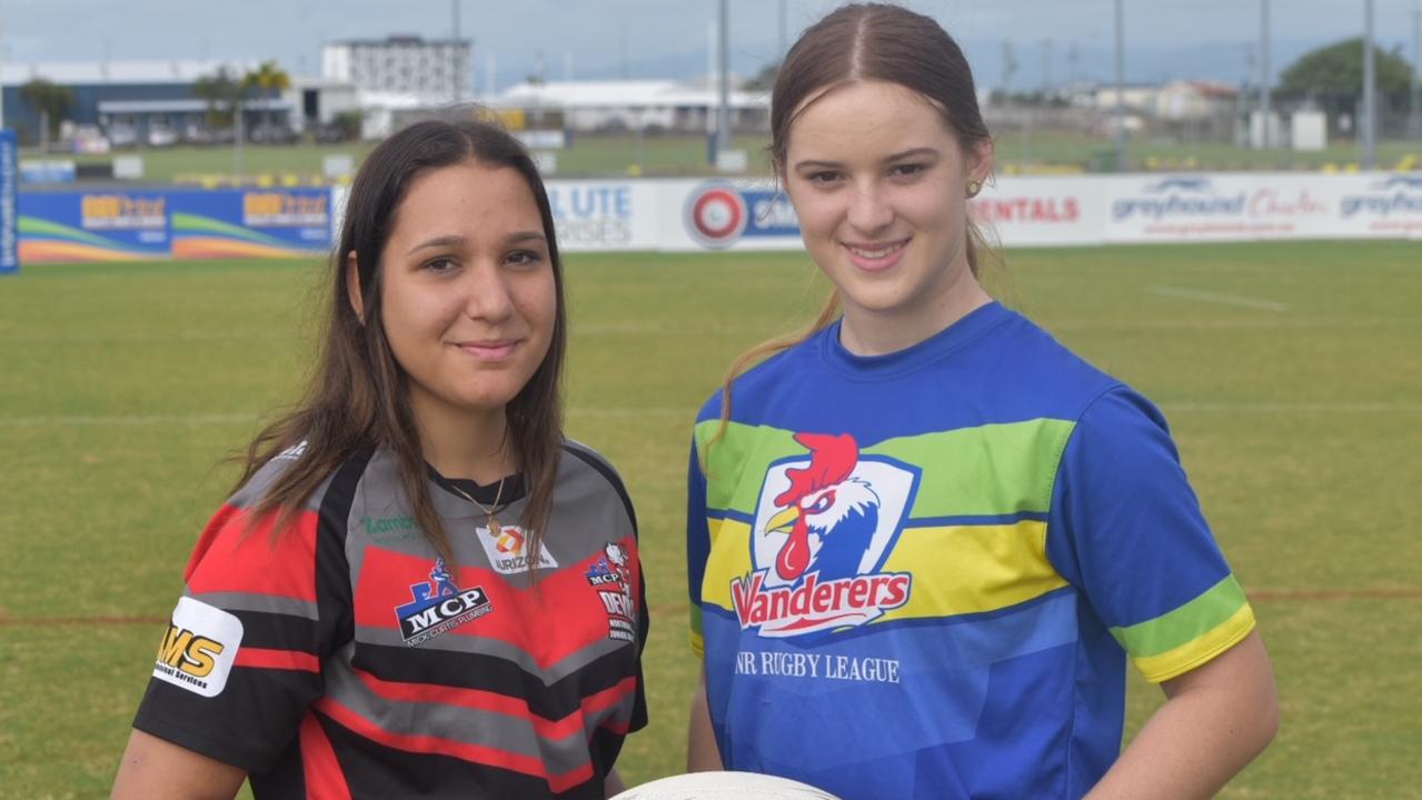Eva Neilson and Emily Bella will play each other in the RLMD grand final at BB Print Stadium Geelong Advertiser