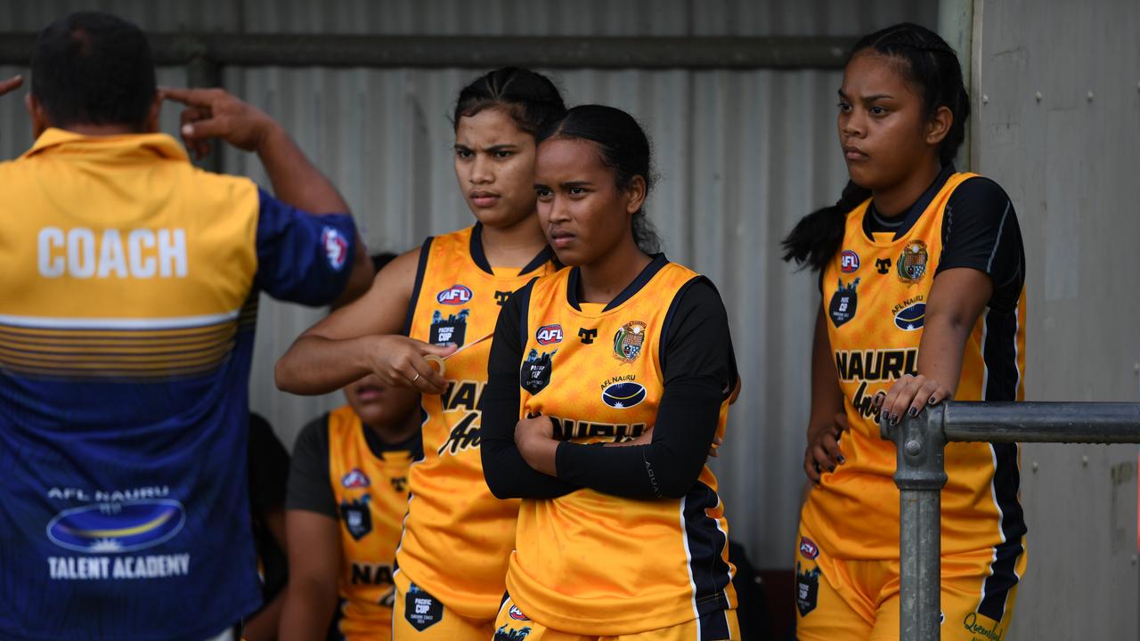 Action from the 2024 AFL Pacific Cup. Picture: AFL Queensland.