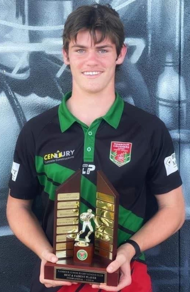 Benjamin Hunter, 16, died when a car struck him on Image Flat Rd, near Nambour, as he walked home from the gym.