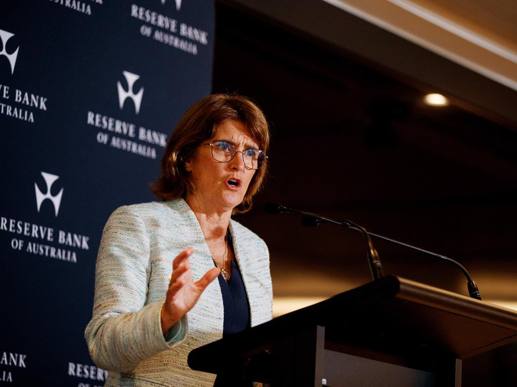 As listings rise across Australia, the Reserve Bank of Australia governor Michele Bullock said they would continue to hold interest rates at the percentage established in November last year. Picture: NewsWire / Nikki Short