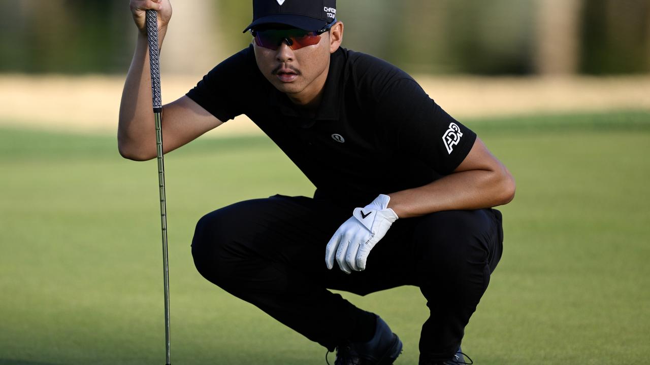 Min Woo Lee made a great start in California. (Photo by Orlando Ramirez/Getty Images)