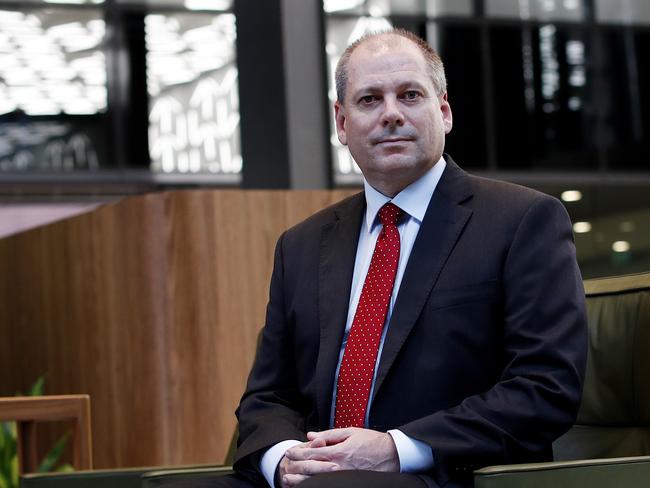 New Westpac CEO Peter King pictured on Thursday 2 April 2020. Picture: Nikki Short