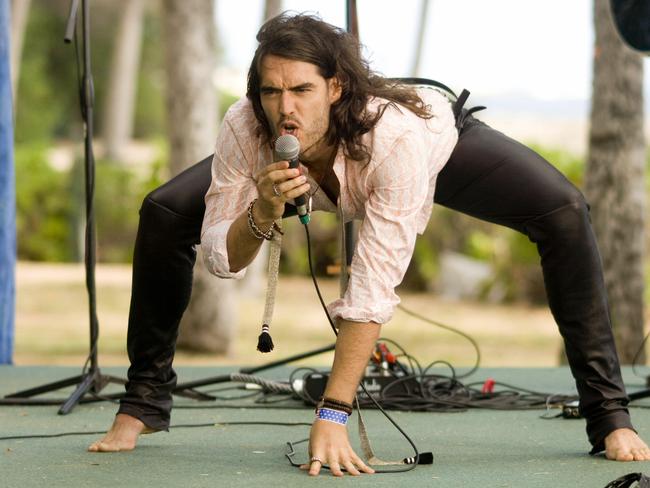 The latest allegations date back to the height of Russell Brand’s fame in 2008, when he appeared in the film 'Forgetting Sarah Marshall'. Picture: Supplied