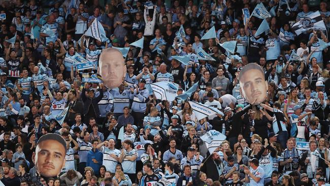 There were plenty of fans at Allianz Stadium in the 2018 finals, but it wasn't quite like playing in the Shire. Picture: Brett Costello