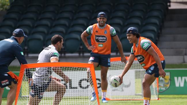 Jarome Luai is loving life in the Blues camp.