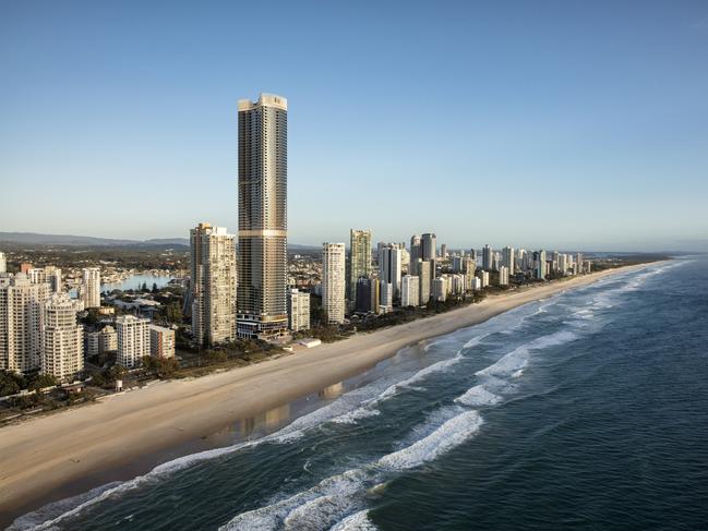 Artist impression of Meriton's Ocean development in Surfers Paradise