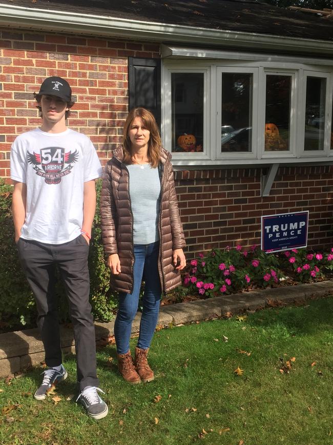 Nic Lupi and mum Joan Marie Lupi in in Philadelphia are voting for Trump a second time