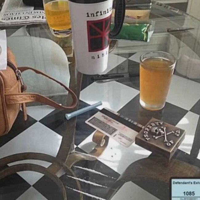 Johnny Depp's whisky and cocaine breakfast.