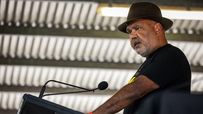 Noel Pearson speaks during Garma Festival on Saturday. Picture: Getty Images