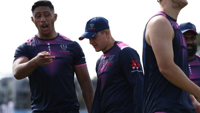 Rob Leota at training. Picture: Melbourne Rebels