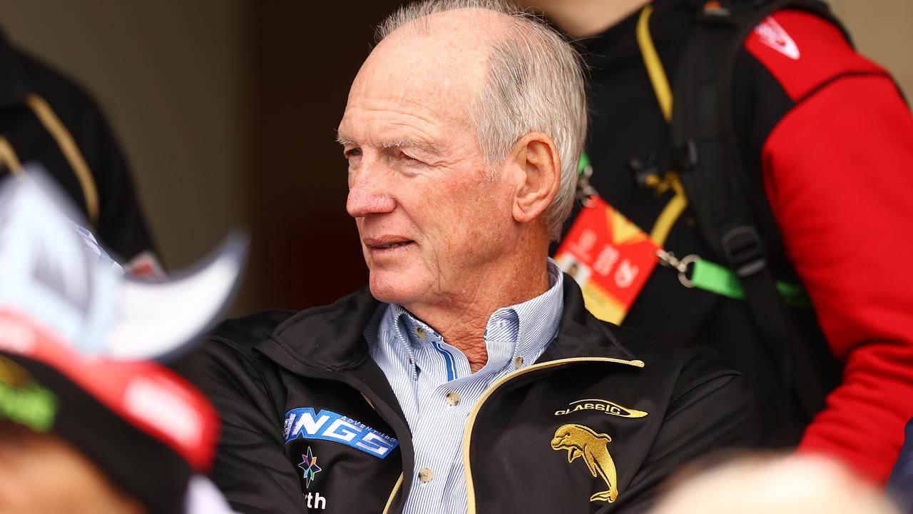 Wayne Bennett will coach his 900th NRL game when the Dolphins face Picture: Getty Images