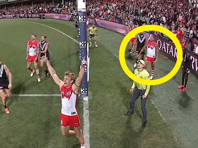 Ugly photo highlights Swans’ Buddy dilemma