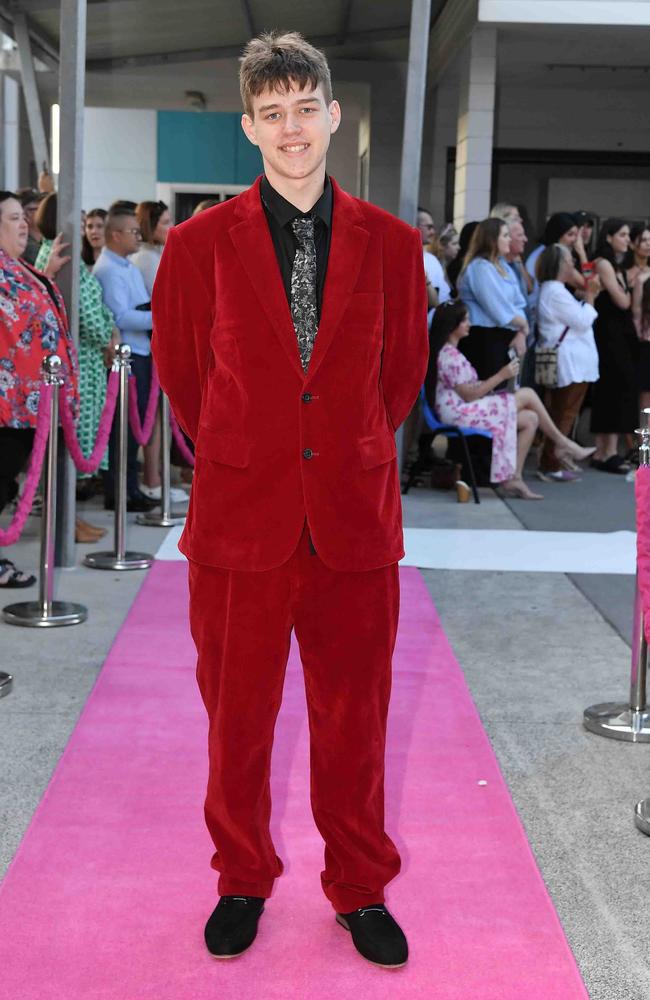 Lachlan Degan at Meridan State College formal. Picture: Patrick Woods.