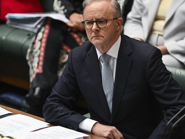 Prime Minister Anthony Albanese’s satisfaction level among Australian voters has risen four points. Picture: NCA NewsWire / Martin Ollman