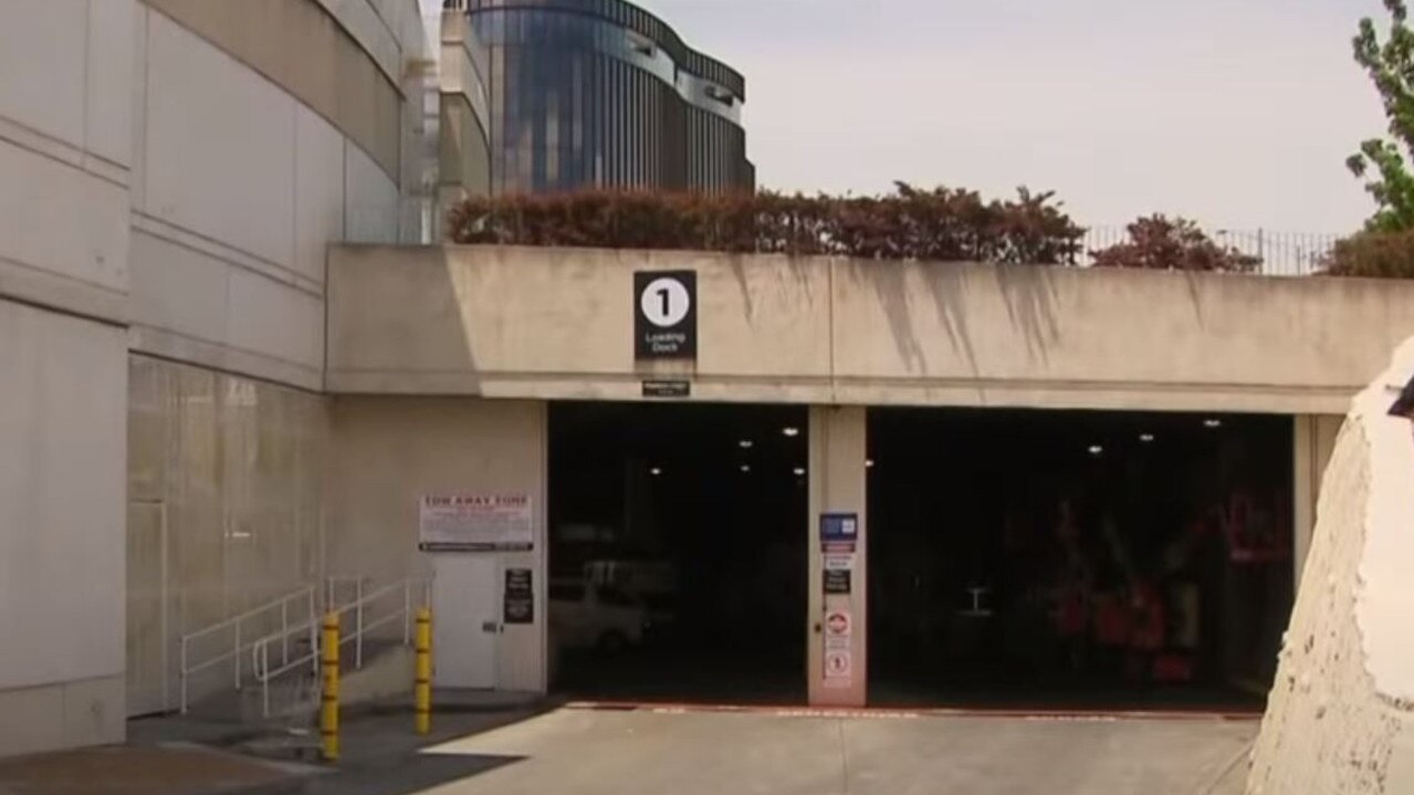 The thief entered from a loading dock. Picture: 7 News