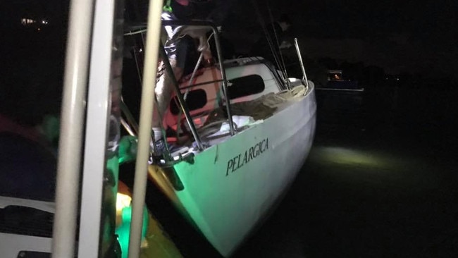 The Pelargica was returned safely to the deep water by 9pm.