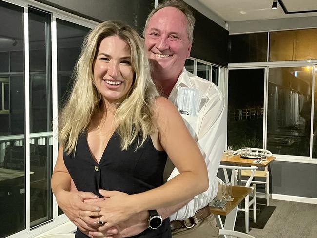 The happy couple: Vikki Campion and Barnaby Joyce are engaged. Picture: Supplied