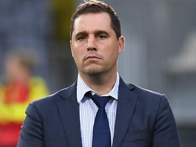 CHRISTCHURCH, NEW ZEALAND - MARCH 24: Head Coach Dave Wessels of the Force reacting prior to the round five Super Rugby match between the Crusaders and the Force at AMI Stadium on March 24, 2017 in Christchurch, New Zealand.  (Photo by Kai Schwoerer/Getty Images)