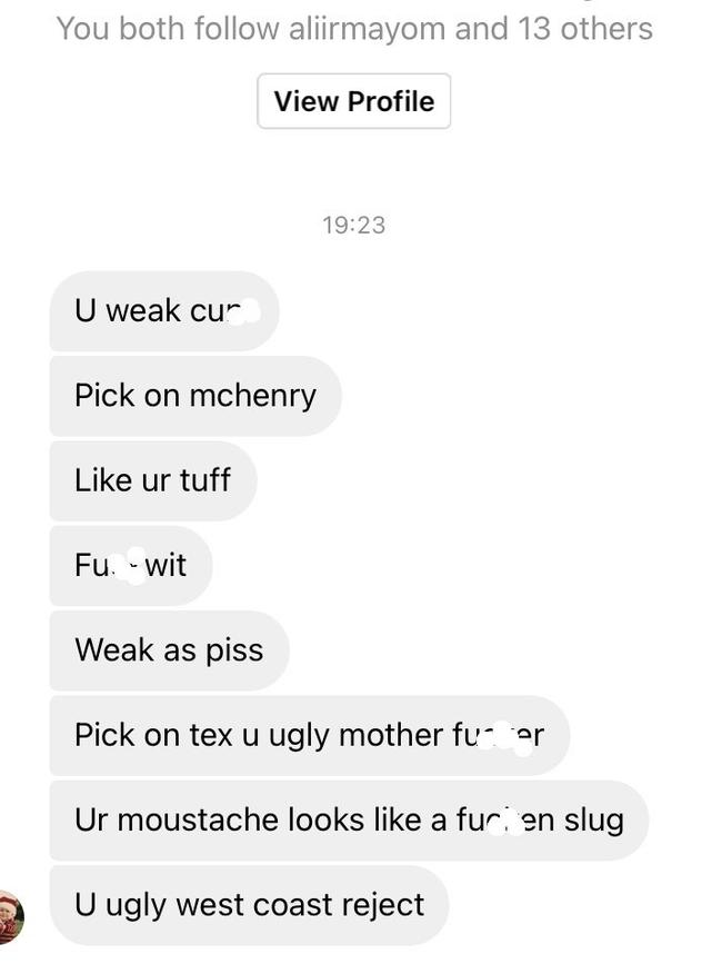 The second message he posted.