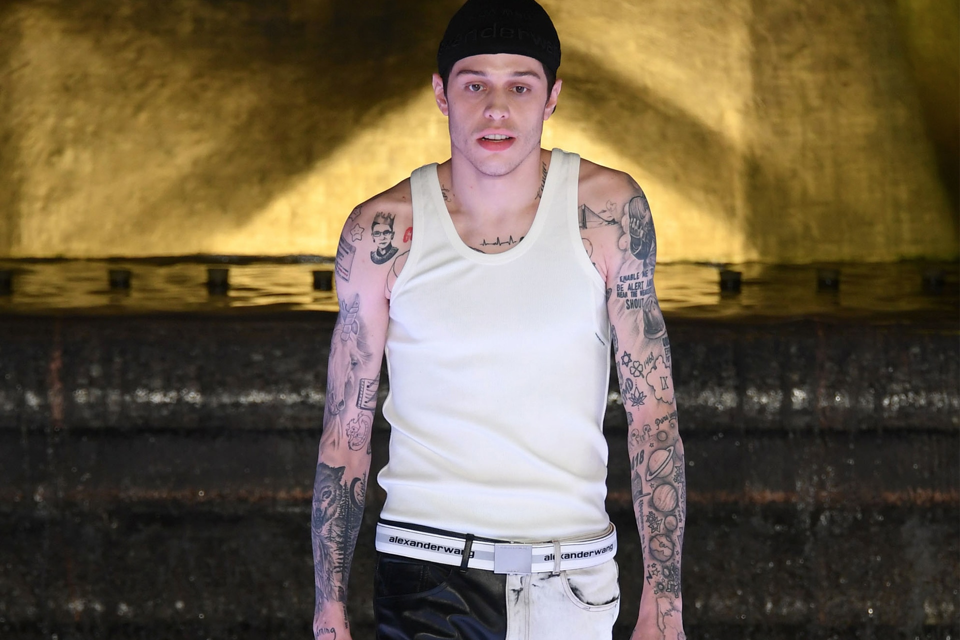 Pete Davidson Just Made His Runway Debut For Alexander Wang's 2020  Collection - GQ Australia