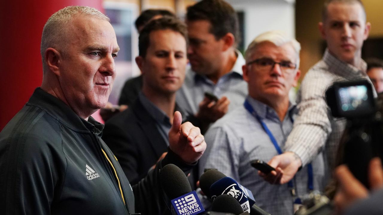 Hawthorn head of football Graham Wright has left the club, reportedly being poached by Collingwood. (AAP Image/Michael Dodge)