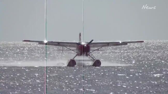 Sea plane makes a splash at Trinity Inlet