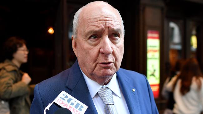 Alan Jones unleashed on Opera House CEO Louise Herron, and told her she should lose her job over her stance on advertising. Picture: AAP/Joel Carrett