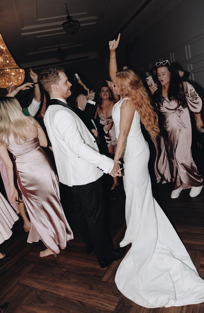 Katrina West and Reece Watson’s wedding. Picture: Aleisha Edwards Weddings