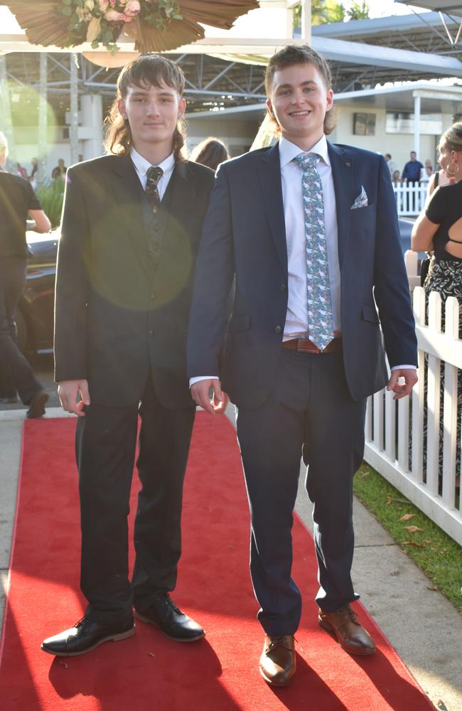 Amon Green and Will Stenzel at the Caloundra State High School formal 2024.