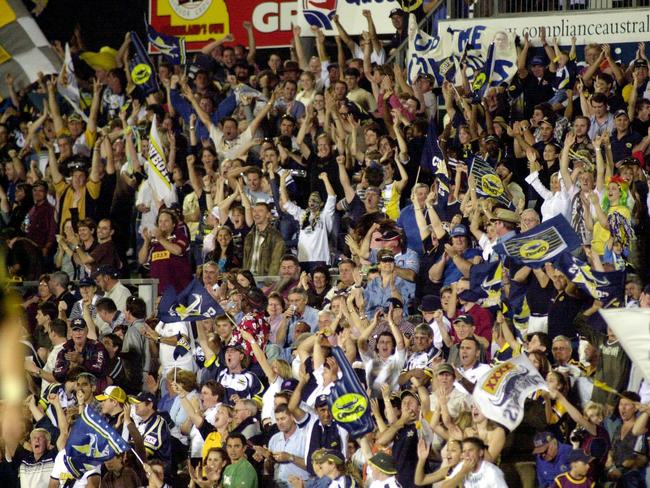 North Queensland Cowboys v Brisbane Broncos at Dairy Farmers Stadium,Townsville. Picture: Stewart McLean