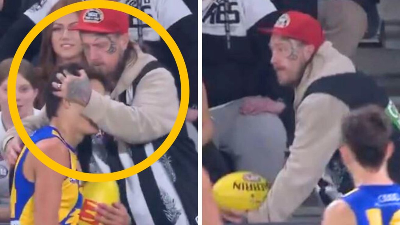 Pies fan in huge strife after grabbing player